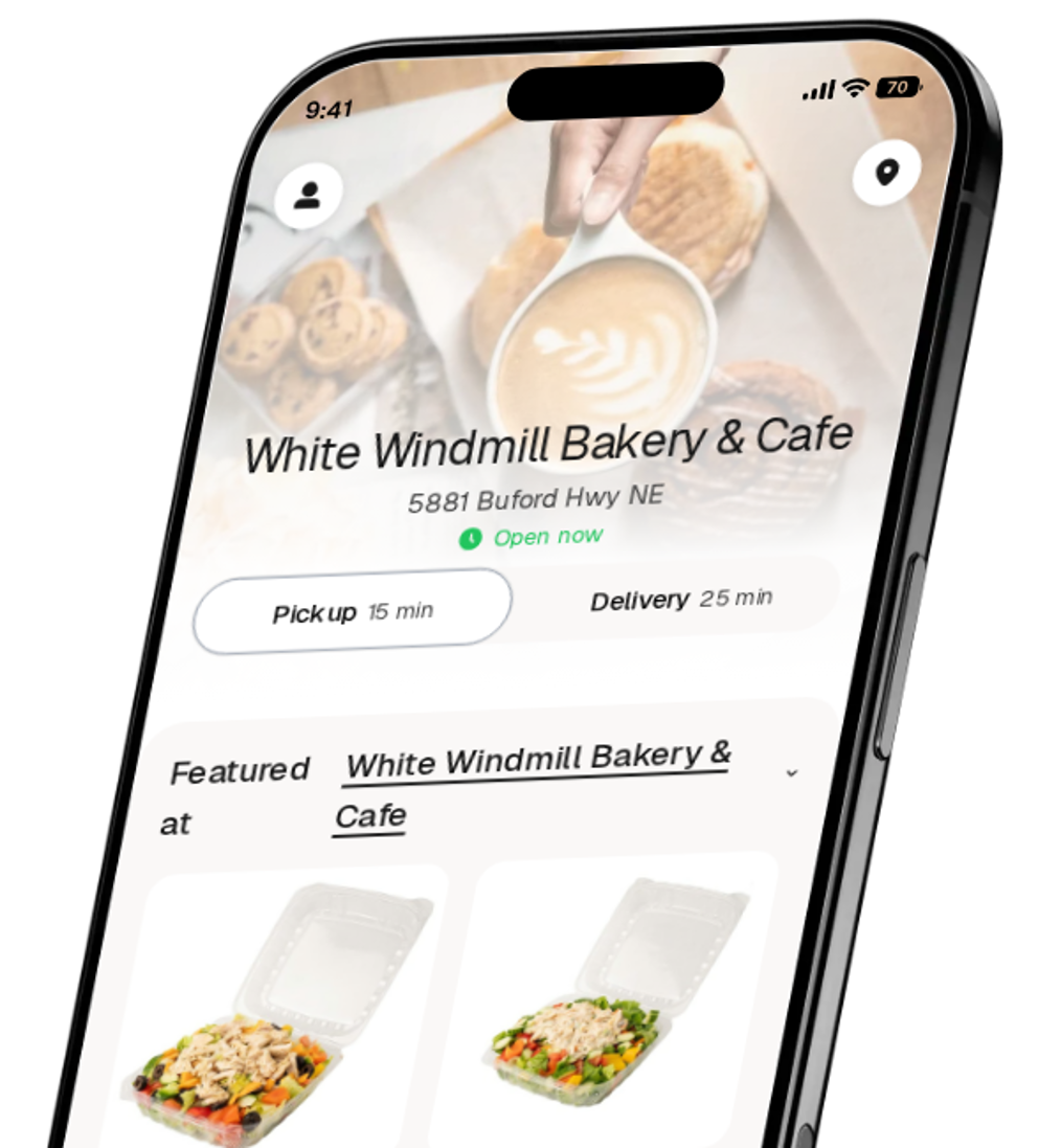 White Windmill Bakery & Cafe app preview