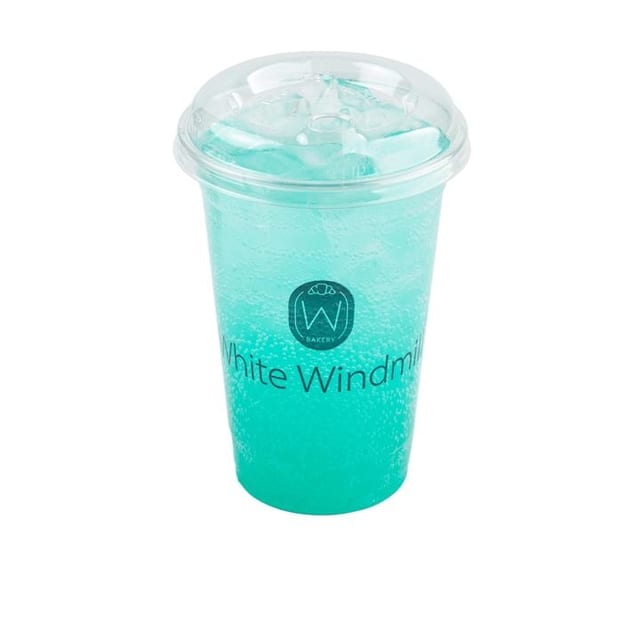 Blue Sparkling Lemonade.
