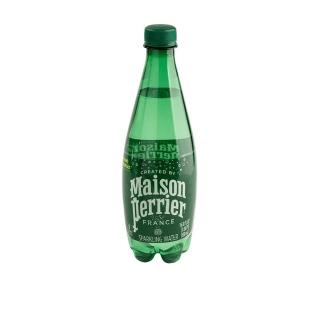 Perrier Sparkling Water.