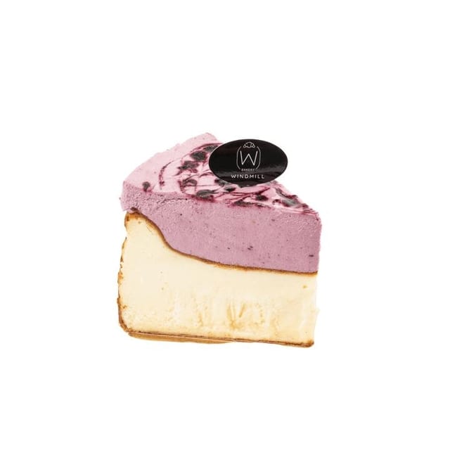Piece Blueberry Cheesecake.